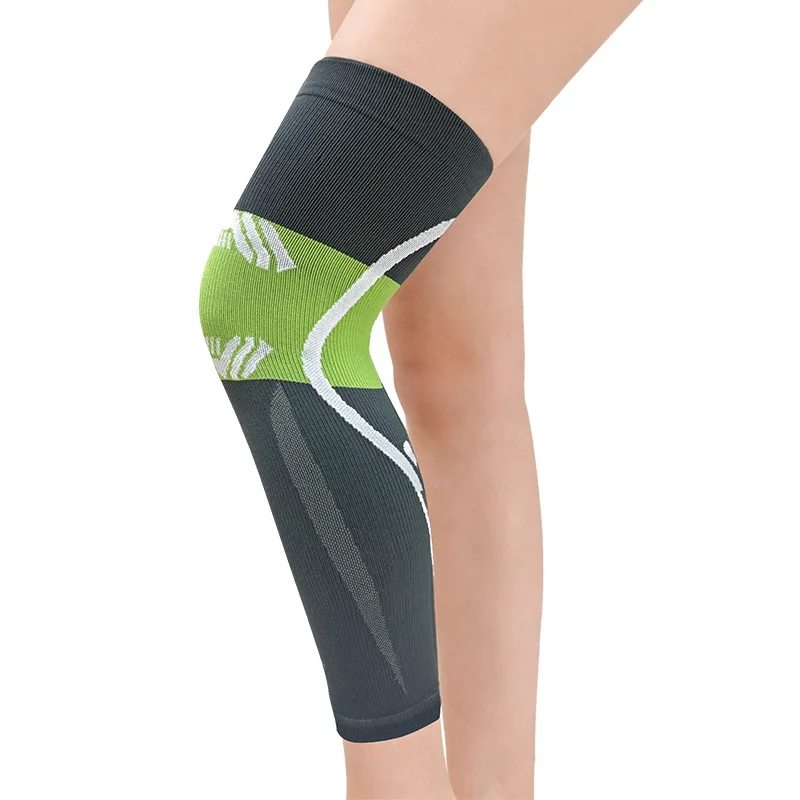 Knitted Knee Pads Lengthened Stable Patella Pressure Sleeve Men Women Cycling Running Fitness Elastic Support Brace Guard