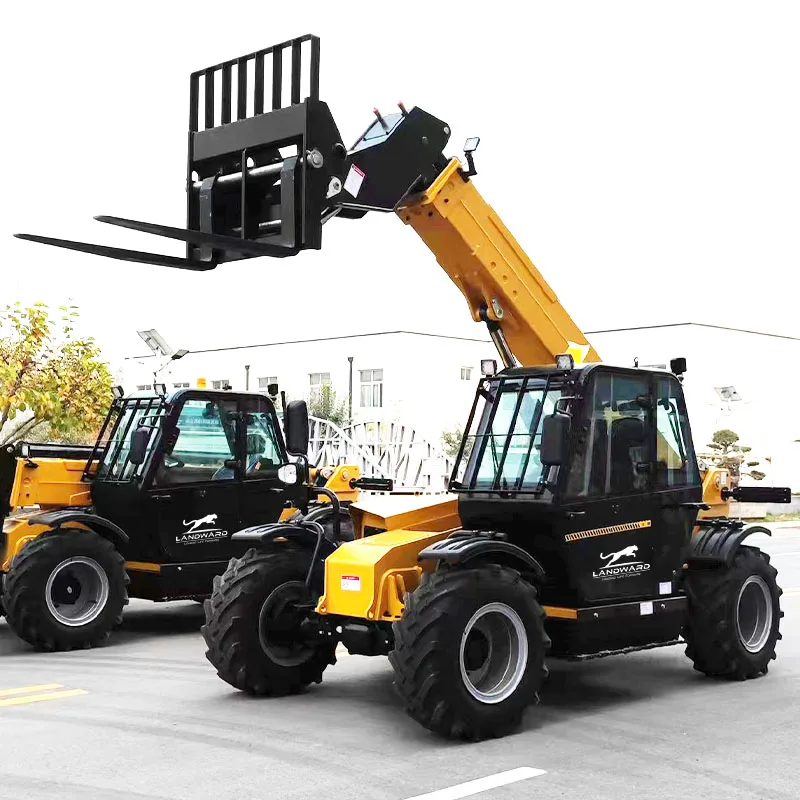 LANDWARD Factory Design professionale Telehandler Building Site Carrello elevatore multiuso Manipolatore telescopico La migliore vendita personalizzata