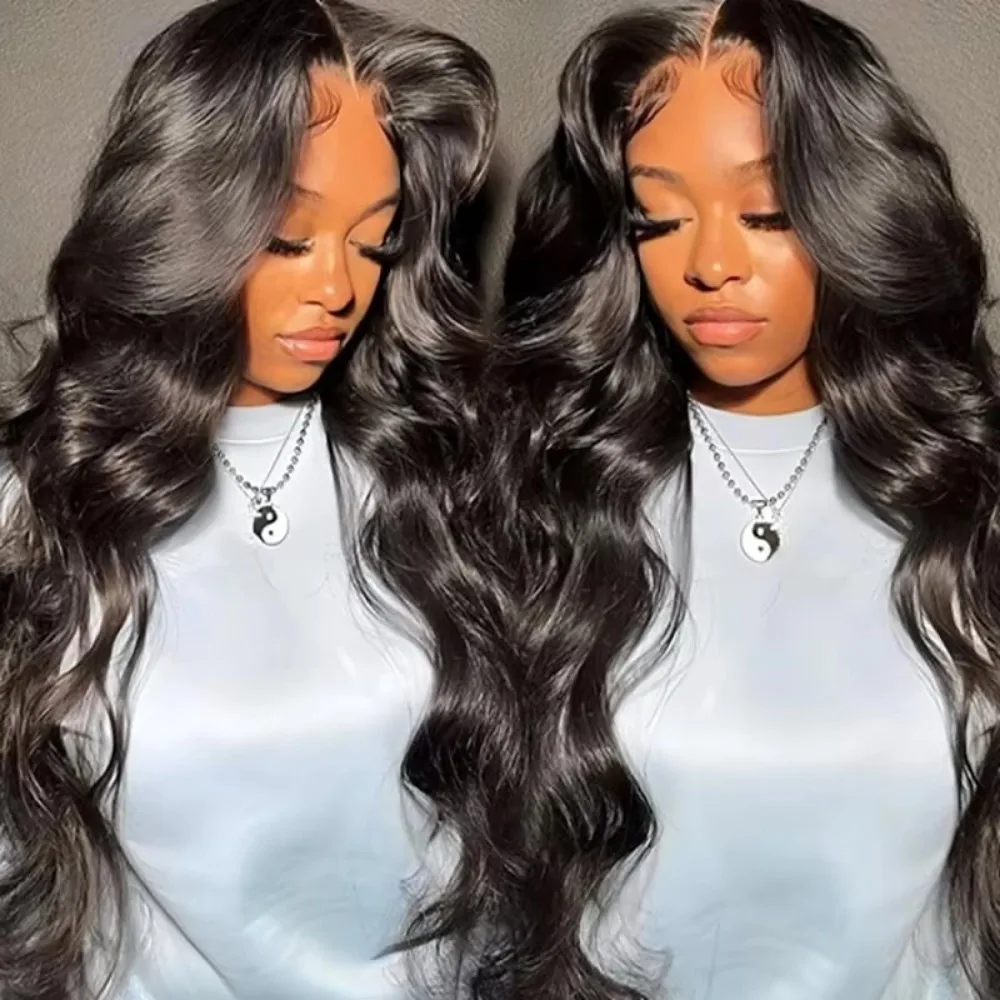 220% Density 40In Body Wave 13x6 HD Lace Frontal Wigs Pre Plucked 5x5 Lace Wigs For Women 13x4 Lace Front Wig 360 Human Hair Wig image 3