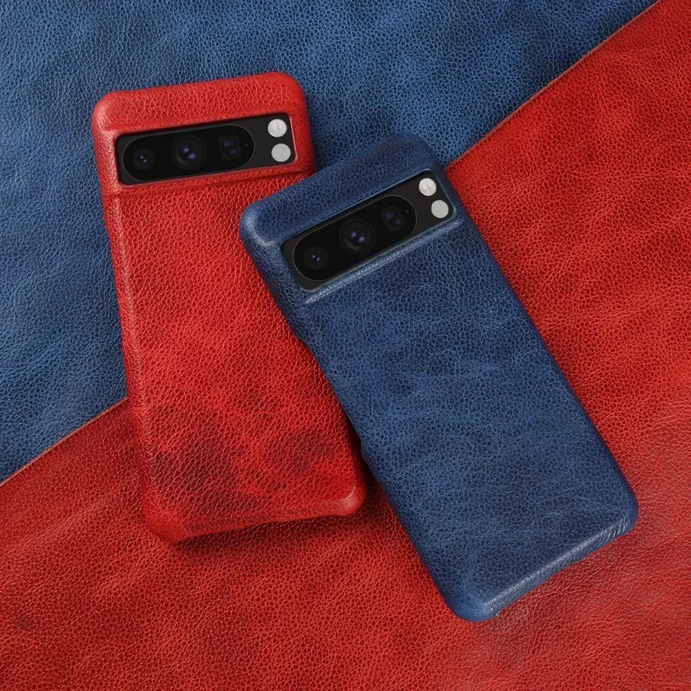 Premium Cowhide Genuine Leather Case For Google Pixel 8 Pro 7 6Pro 7A 6A 5A Phone Cover Housing Protection Funda Back Shell capa