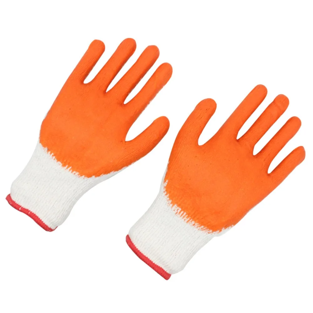 

12pairs Wear-Resistant Labor Insurance Gloves Non-Slip Excellent Grip Safety Working Gloves Breathable Flexible Work Gloves