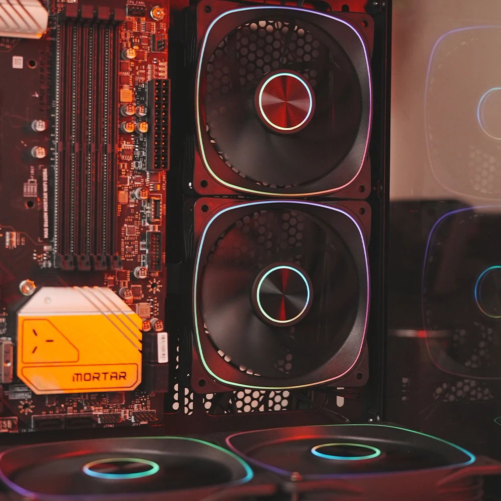 120mm Cooling Fan for Computer Case ARGB PWM Control Air Cooler for PC Case