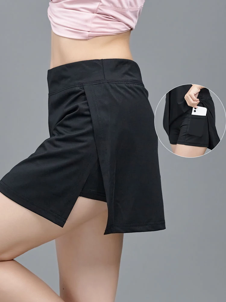 

Golf Skirt Ladies Sports Short Skirt Women Anti-glare Tennis Badminton Skirts Yoga Fitness Fake Two Piece Marathon Running Skirt