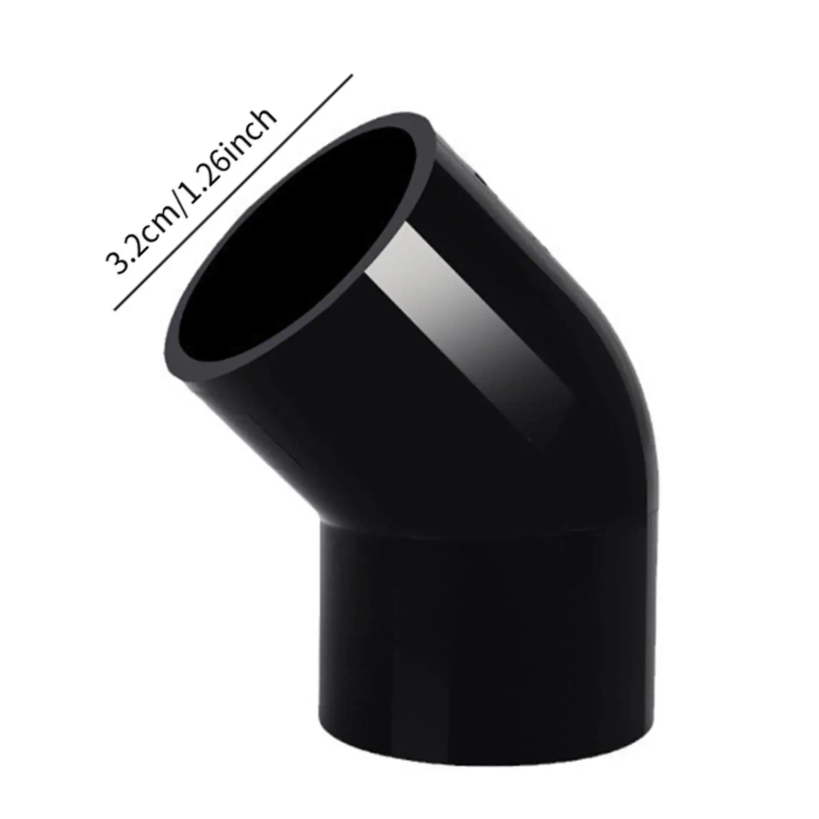 10 szt. Złączki do rur PVC, kolanko 45 stopni, złącza gięte, jakość meblowa