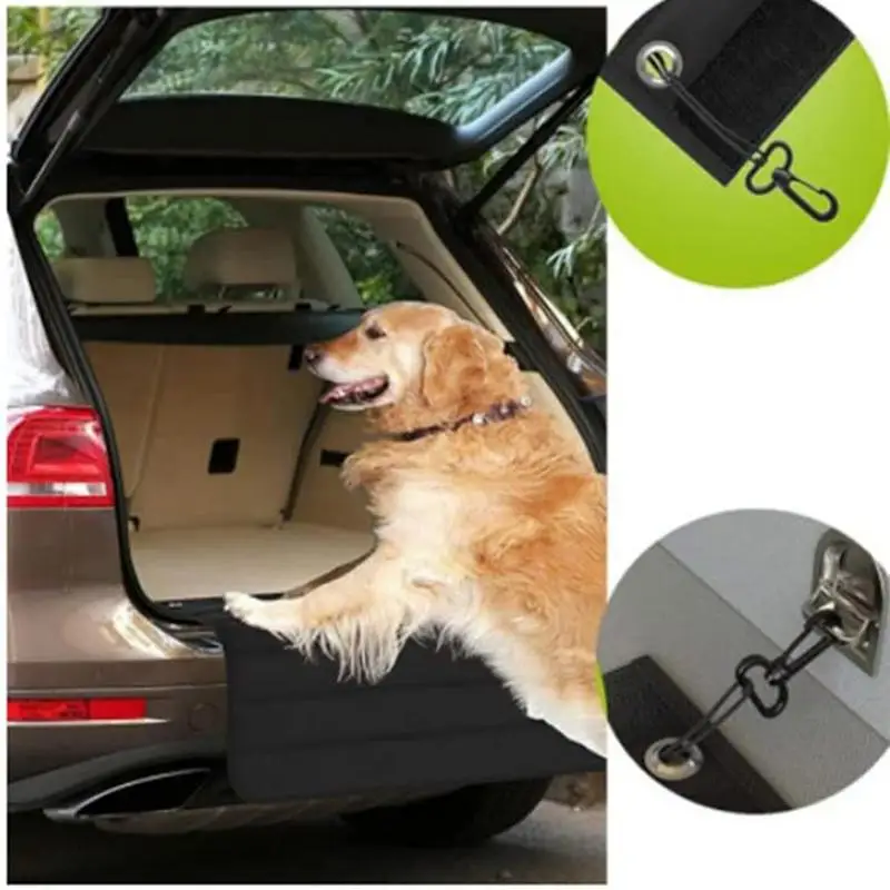 Foldable Bumper Guard Cargo Mat Rear Bumper Protector Anti-Stain Trunk Mats Pet Pad Prevent Scratches ar interior accessories