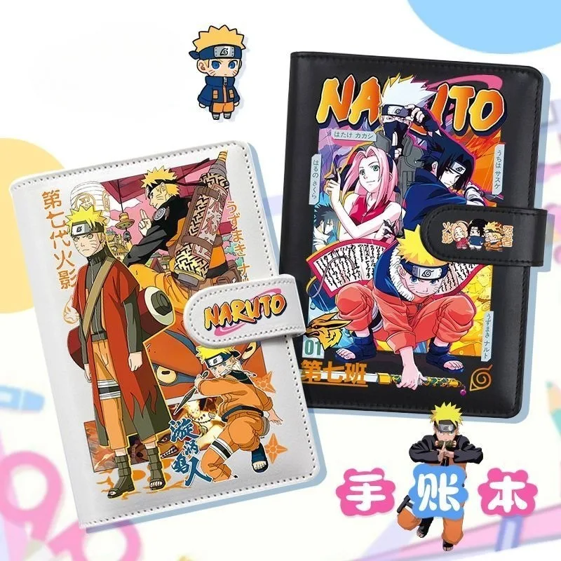 Naruto Sasuke notebook two-dimensional animation peripheral exquisite gifts A6 hand ledger diary loose-leaf notepad holiday gift