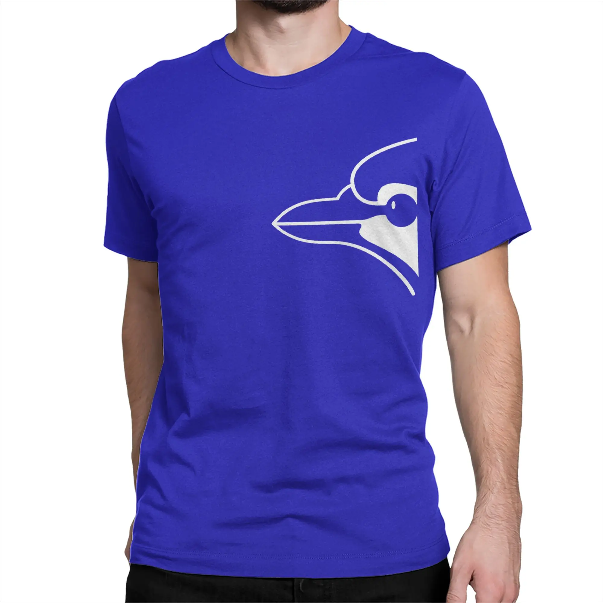 Toronto Blue Bird Baseball T Shirt Men Women's Pure Cotton Novelty T-Shirt Round Neck Tee Shirt Short Sleeve Tops Plus Size