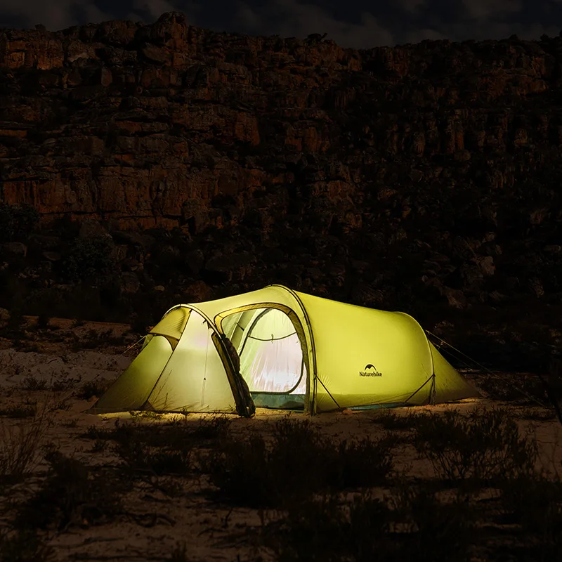 Naturehike Opalus UL 2-3 男ハイキングテントポータブル 4 シーズン高