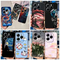 For Infinix Hot 40 Pro Case Cool dragonTPU Soft Silicone Shockproof Cover For Infinix Hot40 4G Cases Hot 40 X6836 X6837 Funda