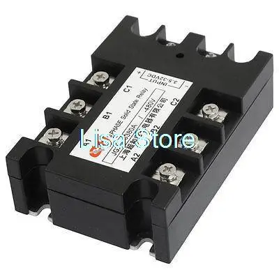 Panel Mount 8 Terminals 3 Phase SSR Solid State Relay 3.5-32VDC/480VAC 40A