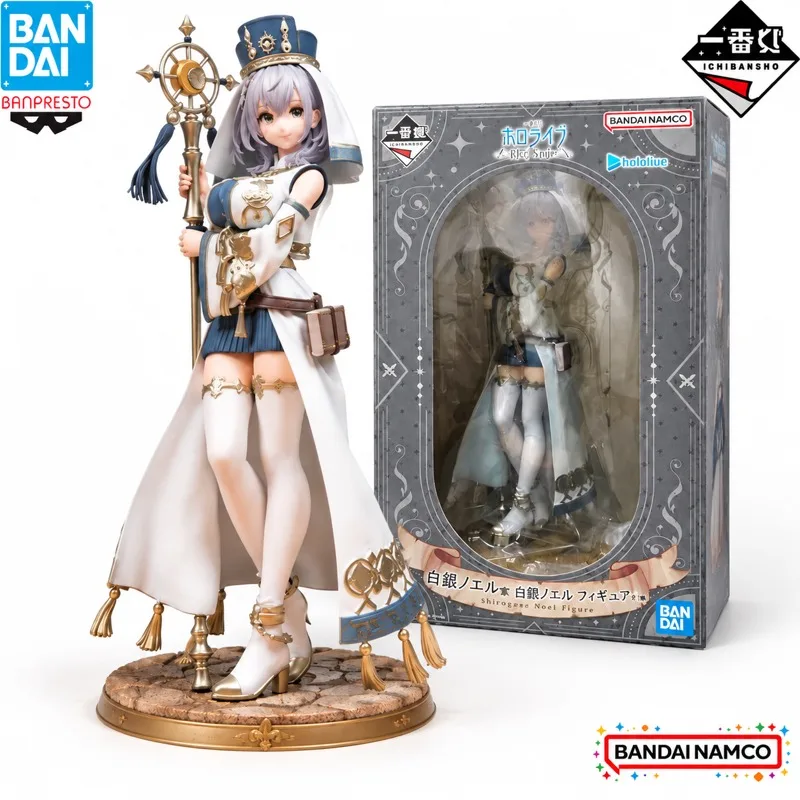 In Stock Bandai Original Ichiban Kuji Hololive Shiragane Noel Action Figure Model Doll Brand New Boxed Anime Characters Toys