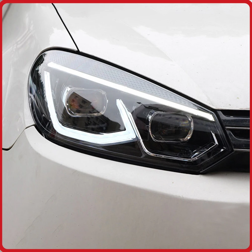 

For VW Golf 7 5G 2013-2017 Headlights Assembly Upgrade Golf 8 style LED Dynamic Startup Effec Plug and Play Streamer Turn Light