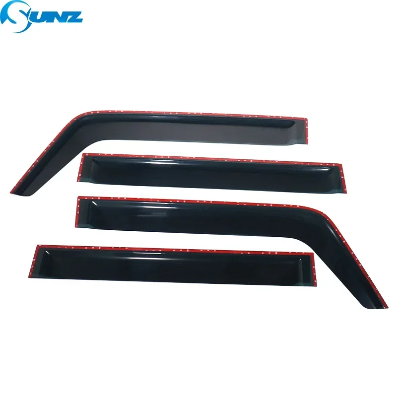 Side Window Visor For Hummer H3 MK1 2005 2006 2007 2008 2009 2010 4PCS Car Window Deflector Shade Sun Rain Guard Weathershield