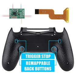 eXtremeRate Dawn 2.0 FlashShot Remap Kit With Back Shell & 2 Back Buttons & 2 Trigger Lock for ps4 Controller JDM 040/050/055
