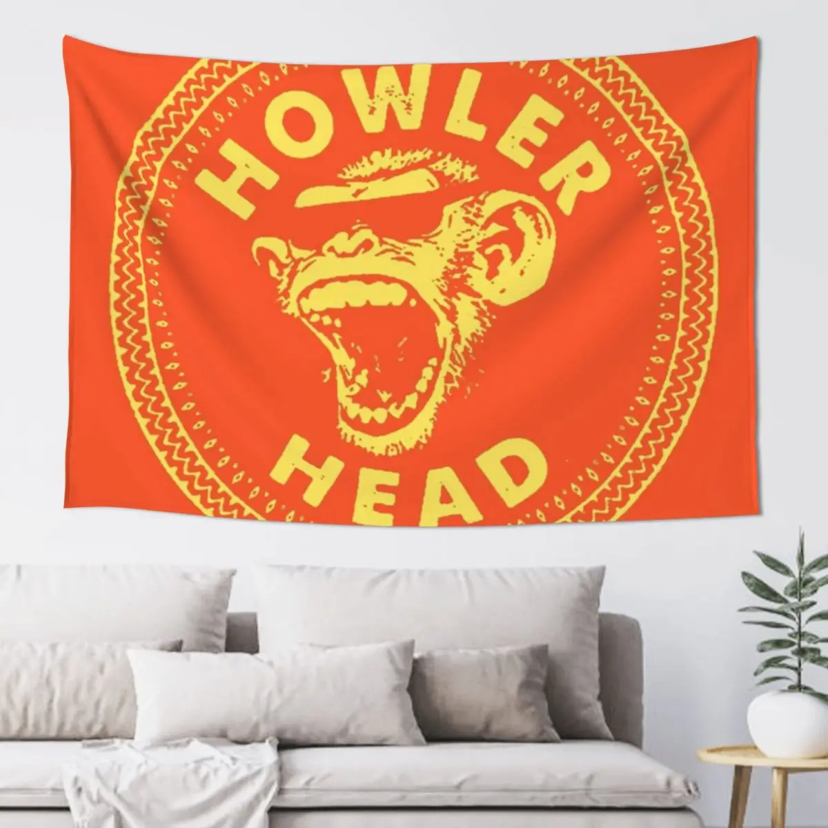 

Howler Head Logo Tapestry Bathroom Decor Bedrooms Decor Carpet On The Wall Tapestry