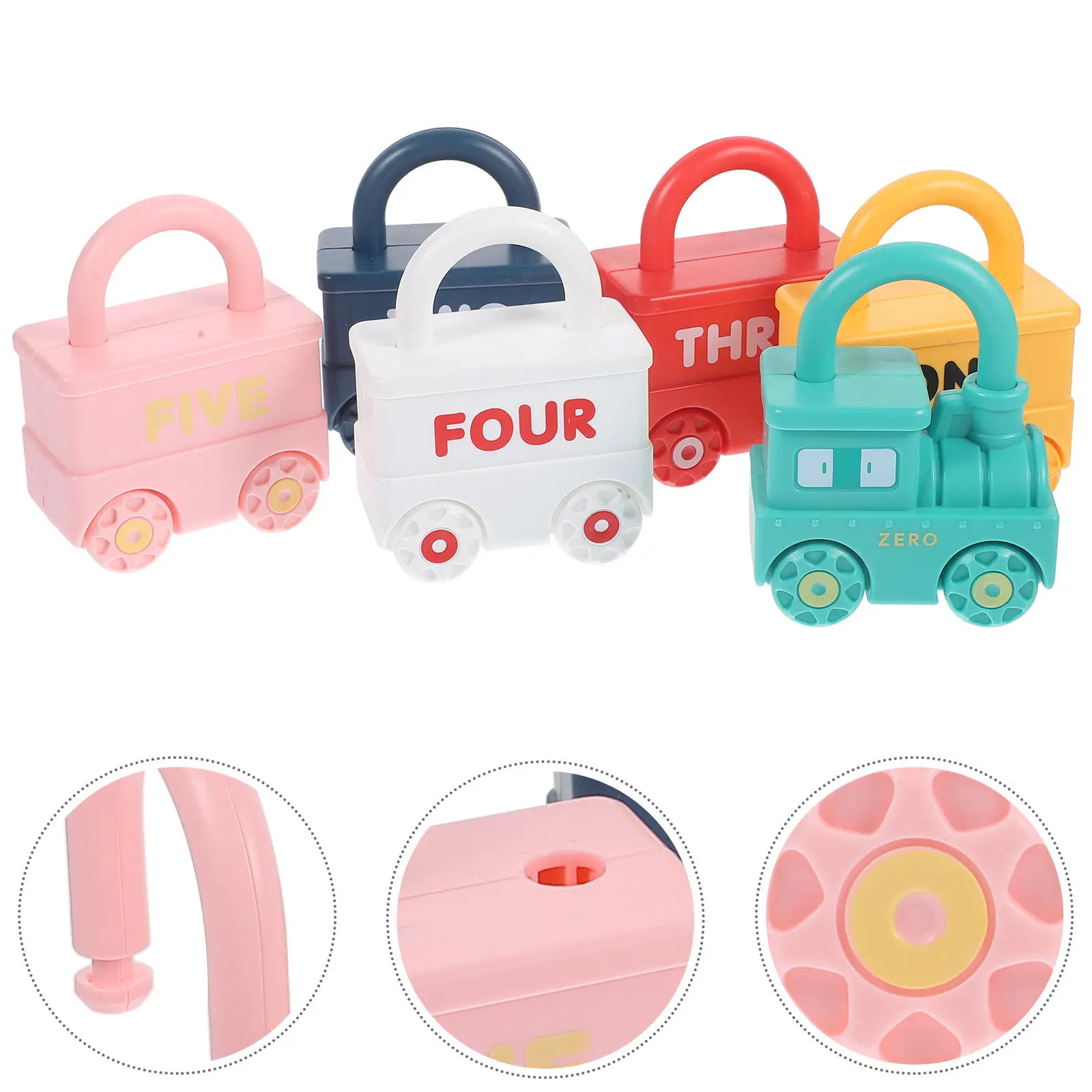 

6 Set Toddler Learning Toys Unlock for Kids Preschool Montessori Practical Life