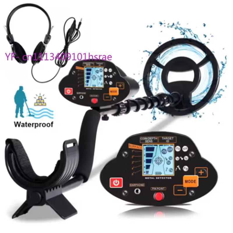 Portable MD5030 Metal Finder with Precise Pinpoint & LCD Screen, High Sensitivity for Outdoor Beach Prospecting