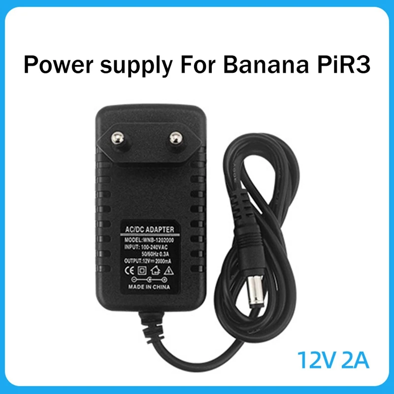 Hot Voor Banaan Pi BPI-R3 Ontwikkeling Board Power Adapter 24W Dc 12V 2a Voeding