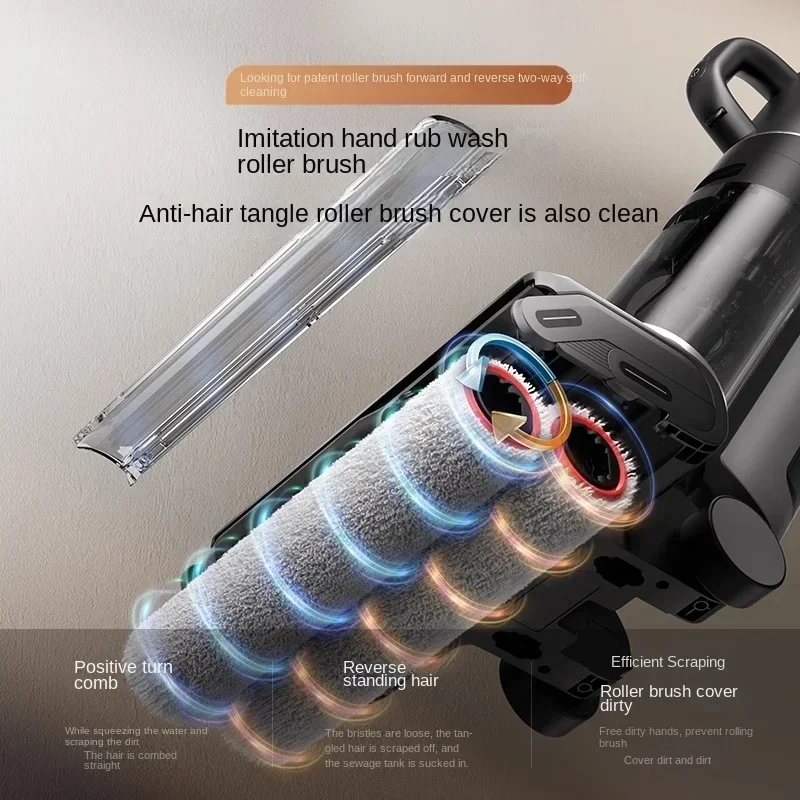 NEW Dreame Double Roll Floor Wash H30 Pro Plus Mix Home Hot Water Sterilization, Cleaning, Dragging, and Vacuum Cleaner