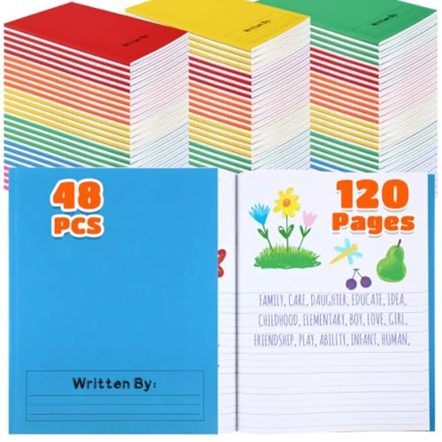 

Набор из 48 цветных тетрадей для учителей и школьников (1-2 классы) – для занятий, домашних заданий и домашнего обучения