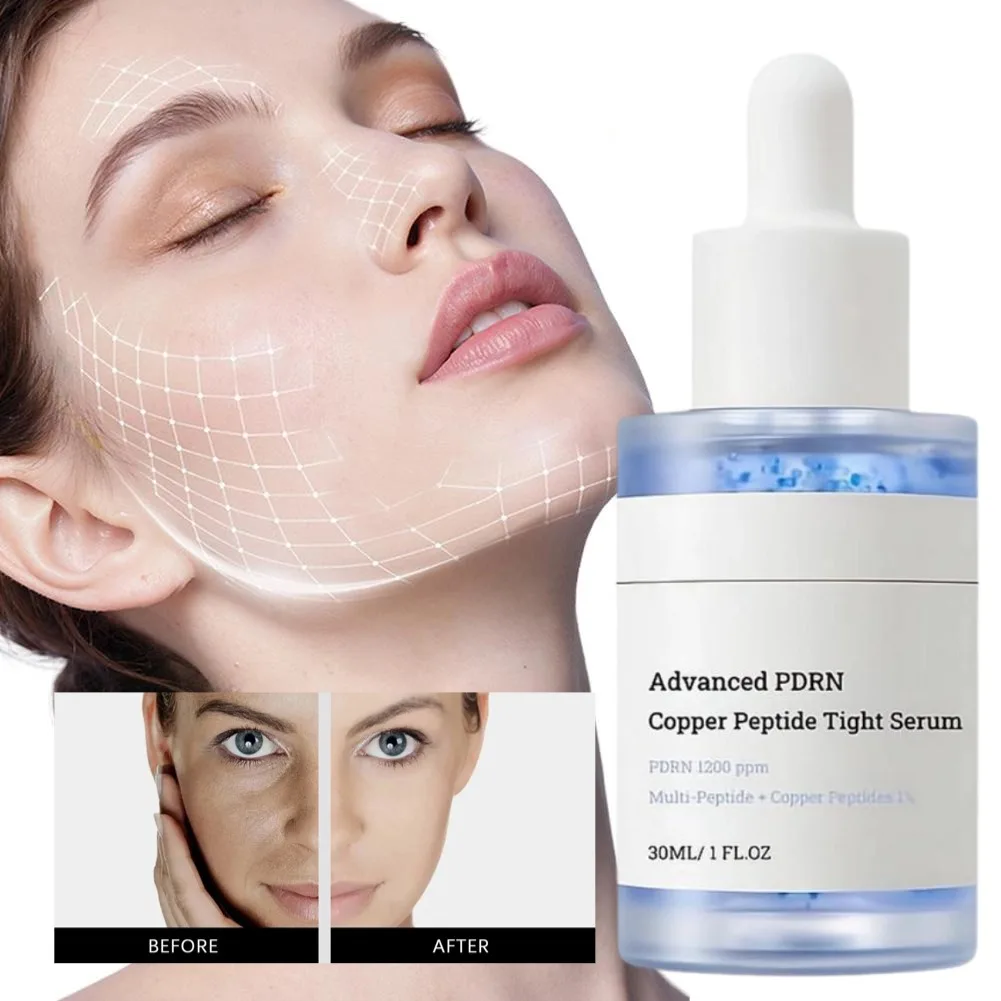 PDRN Mutil Peptide Copper Peptide Tight Facial Serum Deep Nourishing Improves Skin Elasticity Shrink Pores Korean Skin Care