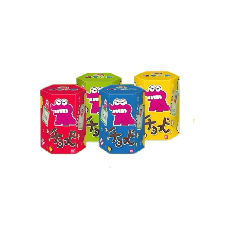 Jandoom Anime Crayon Shin-chan Desktop Acrylic Storage Jar Cute Grain Storage Container Cute Mini Figure Ornaments Model Toys