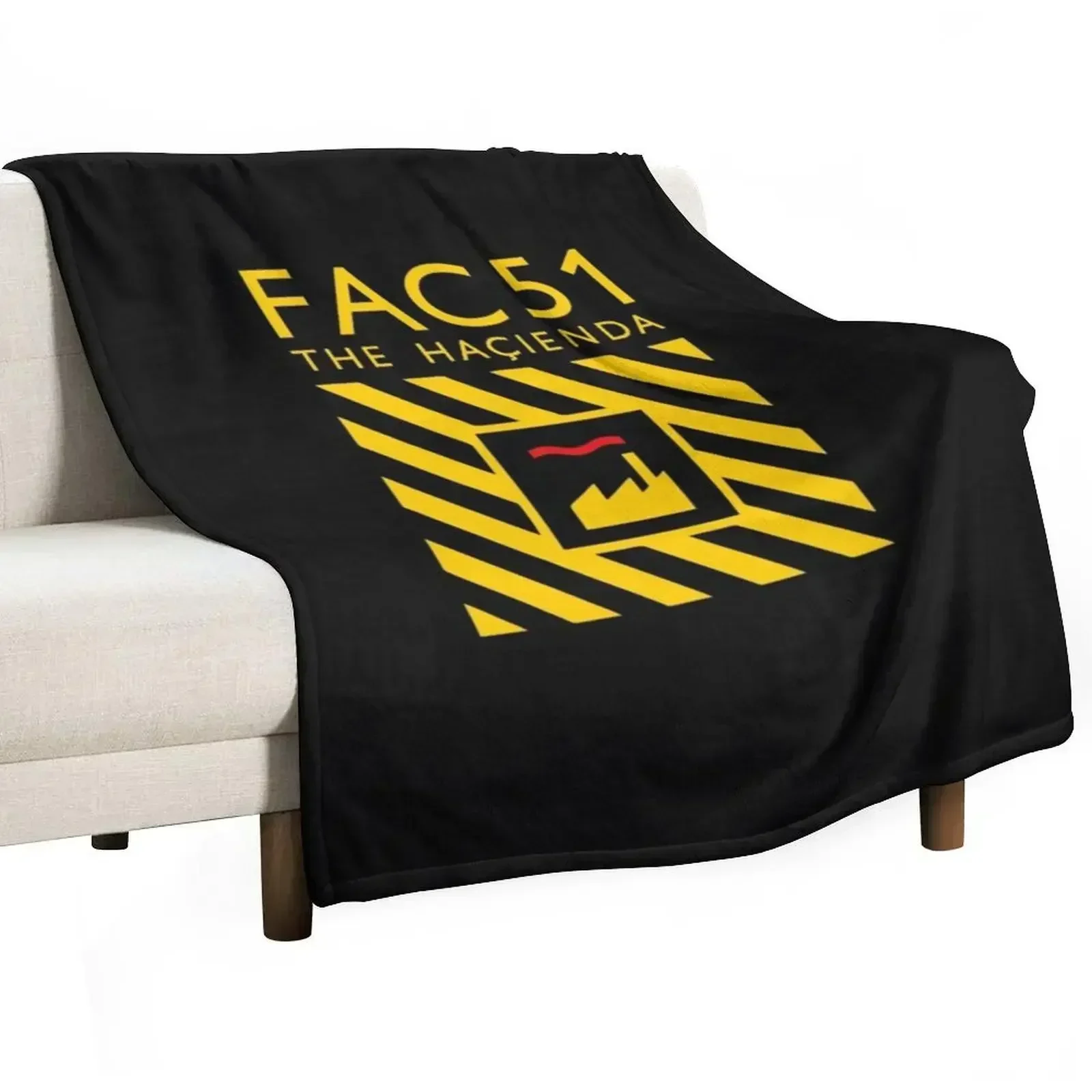 

BEST SELLER - FAC51 The Hacienda Merchandise Essential T-Shirt Throw Blanket Cute Plaid Blankets