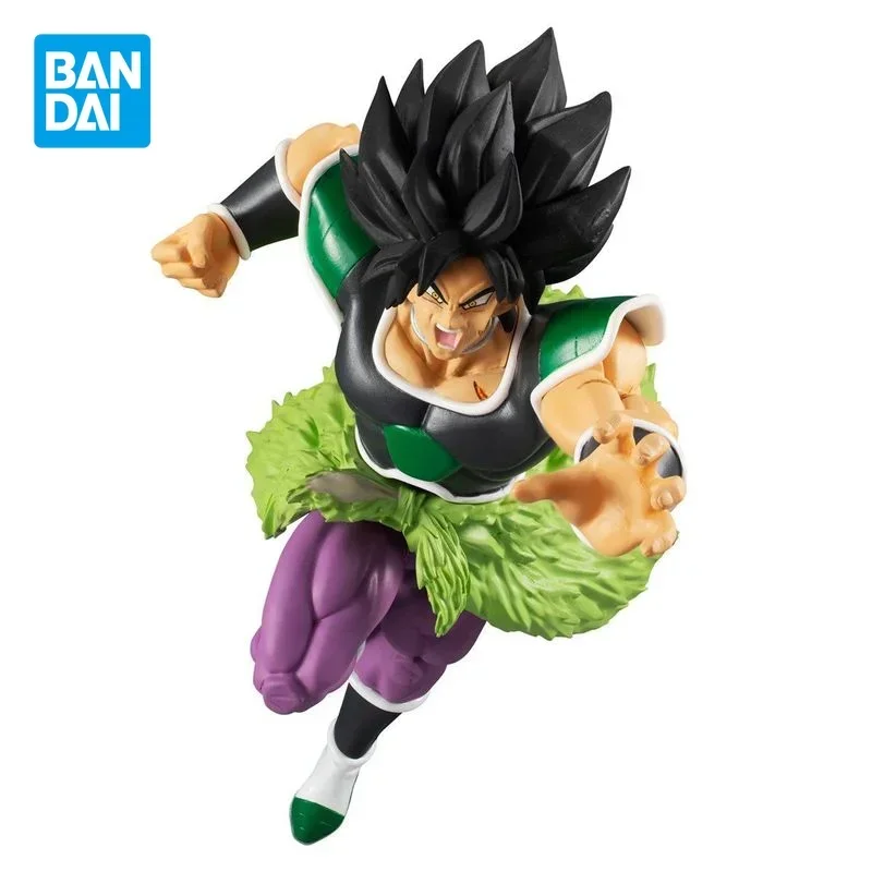 Bandai Genuine Dragon Ball Anime Broli Action Figures Collectible Model Black Hair Styling Theater Version Toys Gifts for Kids