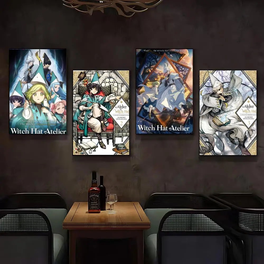 Anime Witch Hat Atelier Poster Posters Anime Room Decor Decoration Movie Backpack Wall Interior Music Wall Art