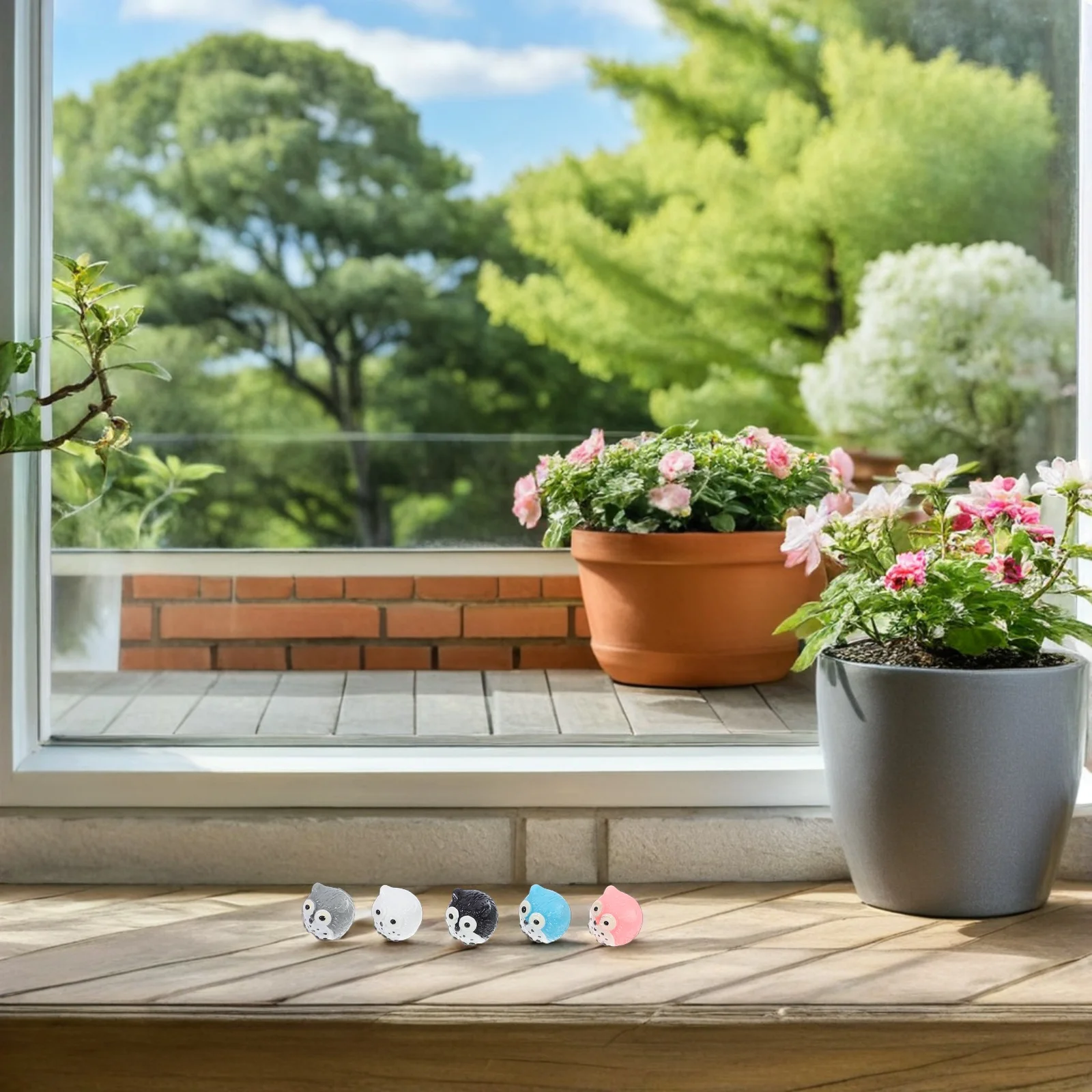 

5Pcs Moss Micro Landscape Resin Owls Home Garden Succulent Bonsai Craft Decoration Gifts Garden Miniatures Resin Miniatures