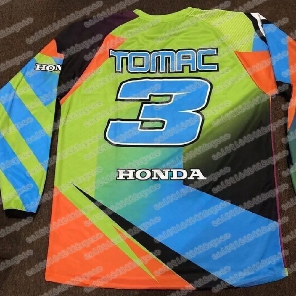 

ЛЕТОМНЫЙ ДИЗАЙН 2024 ГОДА НА ЗАКАЗ ДЖЕРСИ МОТОЦИКРОСС СУПЕРХОСС ELI TOMAC No 3 HONDA CRF250 CRF450 ПРЯМА И СУХНЯЯ ДЛИННАЯ РУКАВА