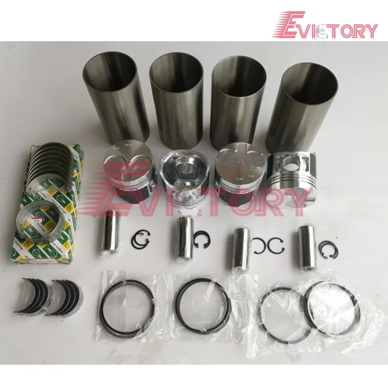 

For Nanni Marine Engine Parts N4.38 Overhaul Rebuild Kit Bearing Gasket Piston ring cylinder liner