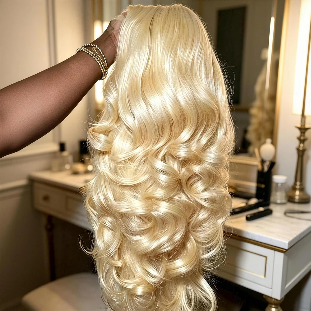 613 Blonde Body Wave Lace Front Wig - 613 Honigblonde Body Wave 13x4 13x6