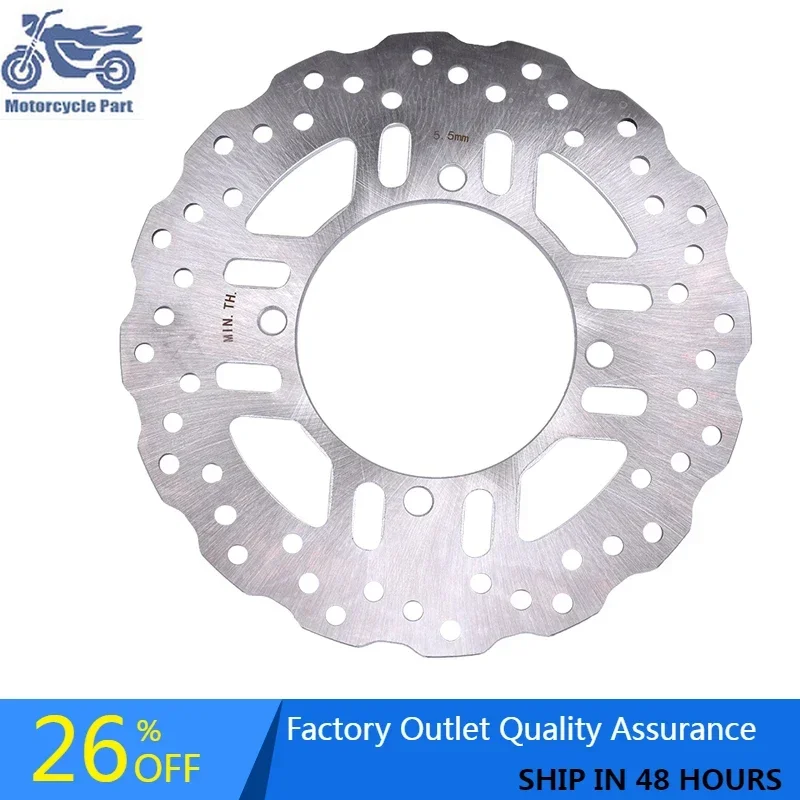 

250mm Motorcycle Rear Brake Disc Floating Disk Rotor Brake For KAWASAKI Z750 ZR750 Z800 KLZ1000 Ver/sys Z1000 ZX10R Ninja ZX1000