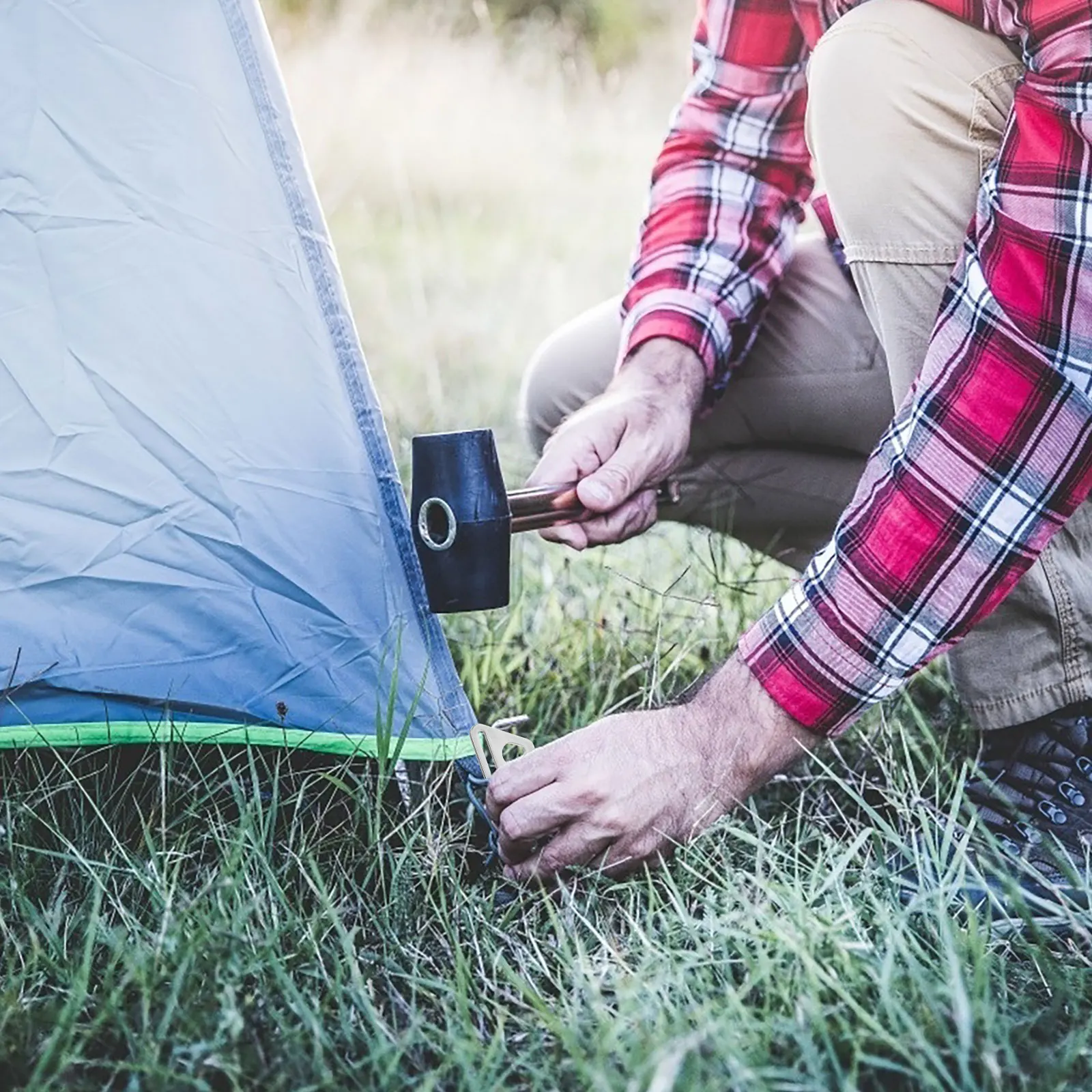 

10pcs Stainless Triangle Tent Poles Buckle Tent Rope Buckles Windproof Adjuster Camping Rope Fastener 304 Metal Hardware