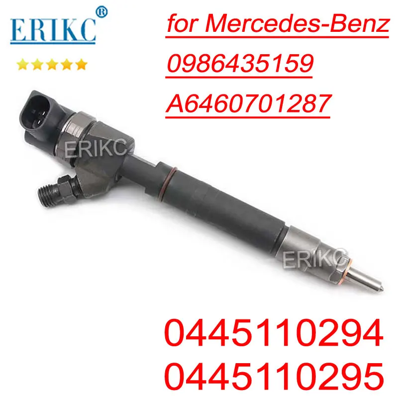 0445110295 Common Rail Diesel Injection 0445110294 Fuel Injector Nozzle for BOSCH MERCEDES BENZ SPRINTER A6460701287 0986435159