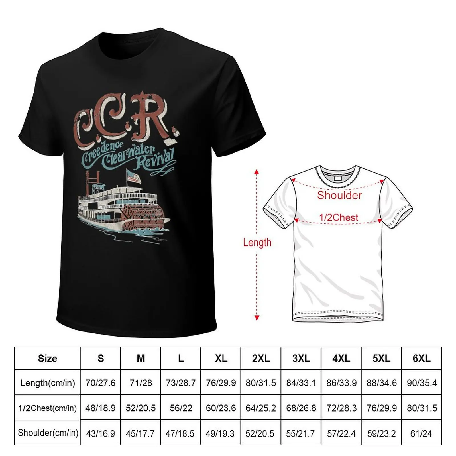 Creedence Clearwater Revival T-Shirt basketball graphic tees cute tops customs animal prinfor boys mens clothes