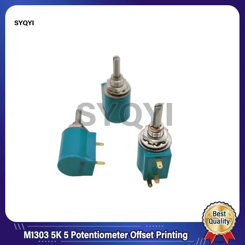 1 Piece COPAL M1303 5K 5 Multiturn Ryobi Akiyama Potentiometer Offset Printing Machine Parts