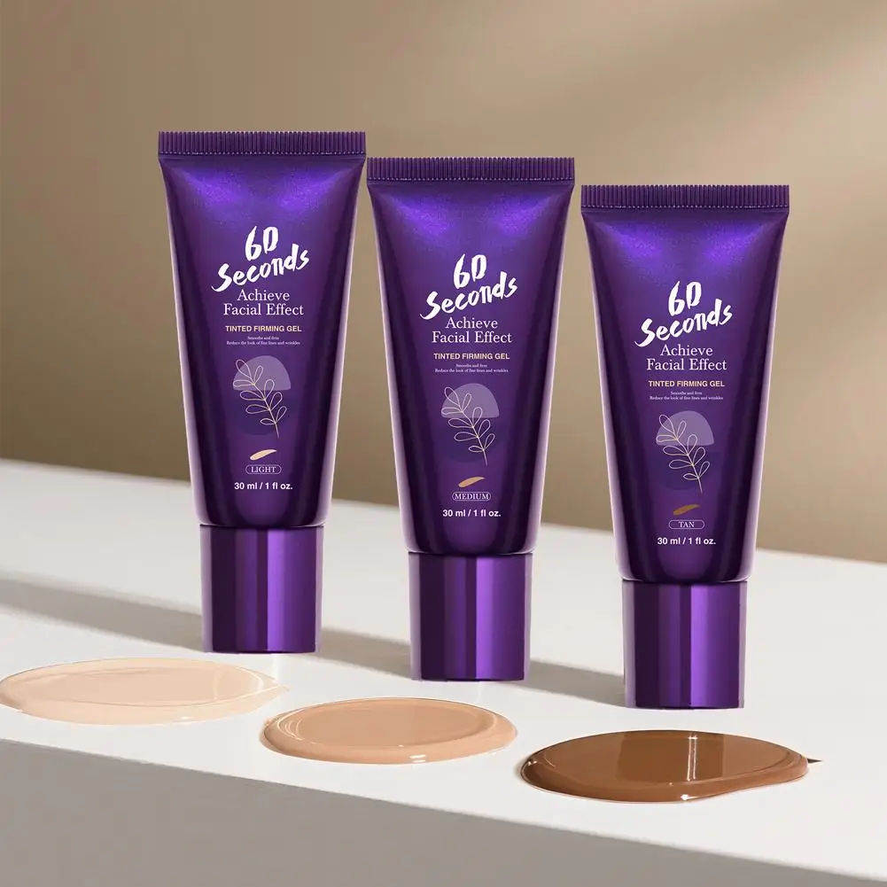 Tinted Firming Gel Primer 60 Seconds Achieve Facial Effect For Skin Tone Correction & Hydration