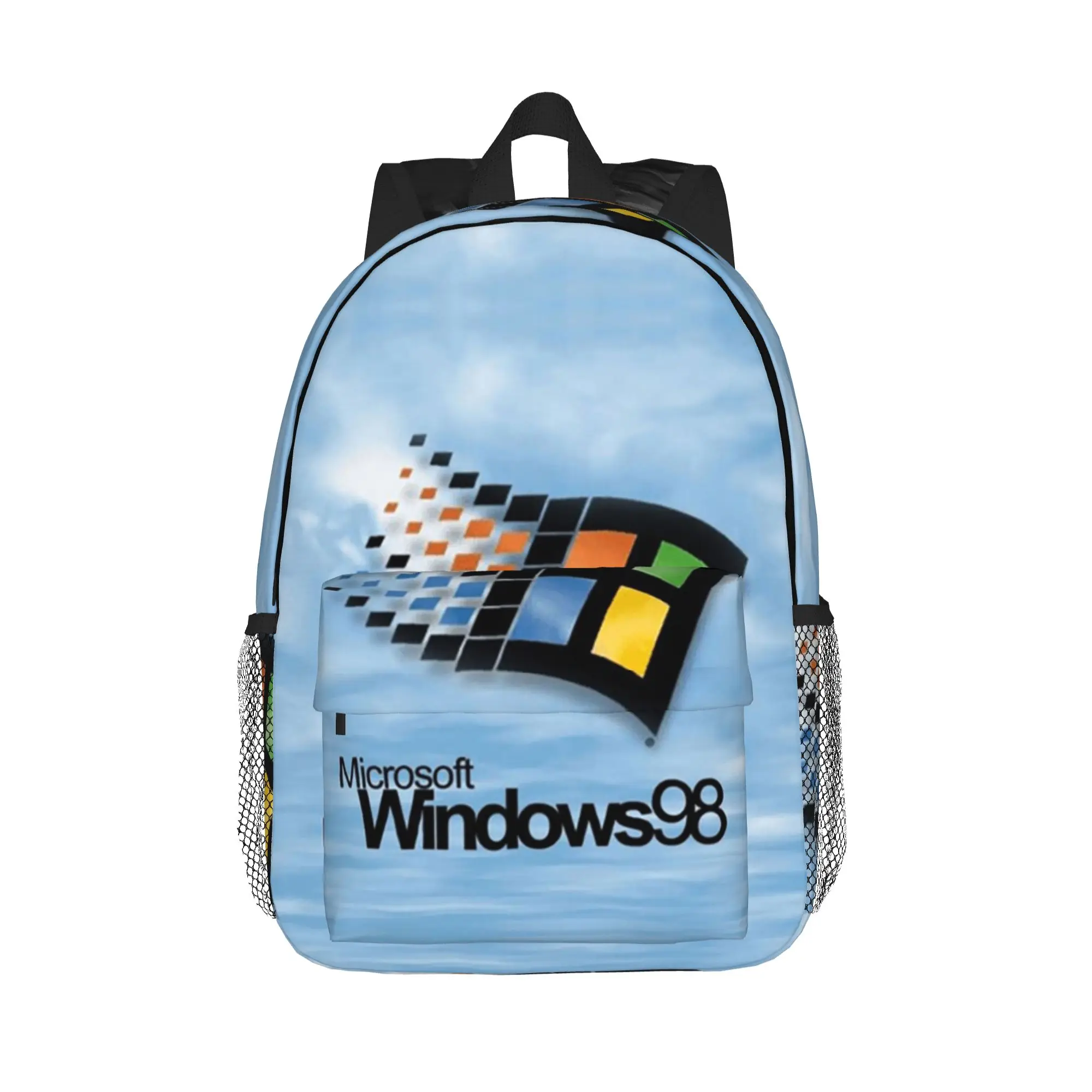 Windows 98 Start Screen Backpack Hot Sale Daypack Large Capacity Boys Girls BookBag Shoulder Bags for Men Women School Bag