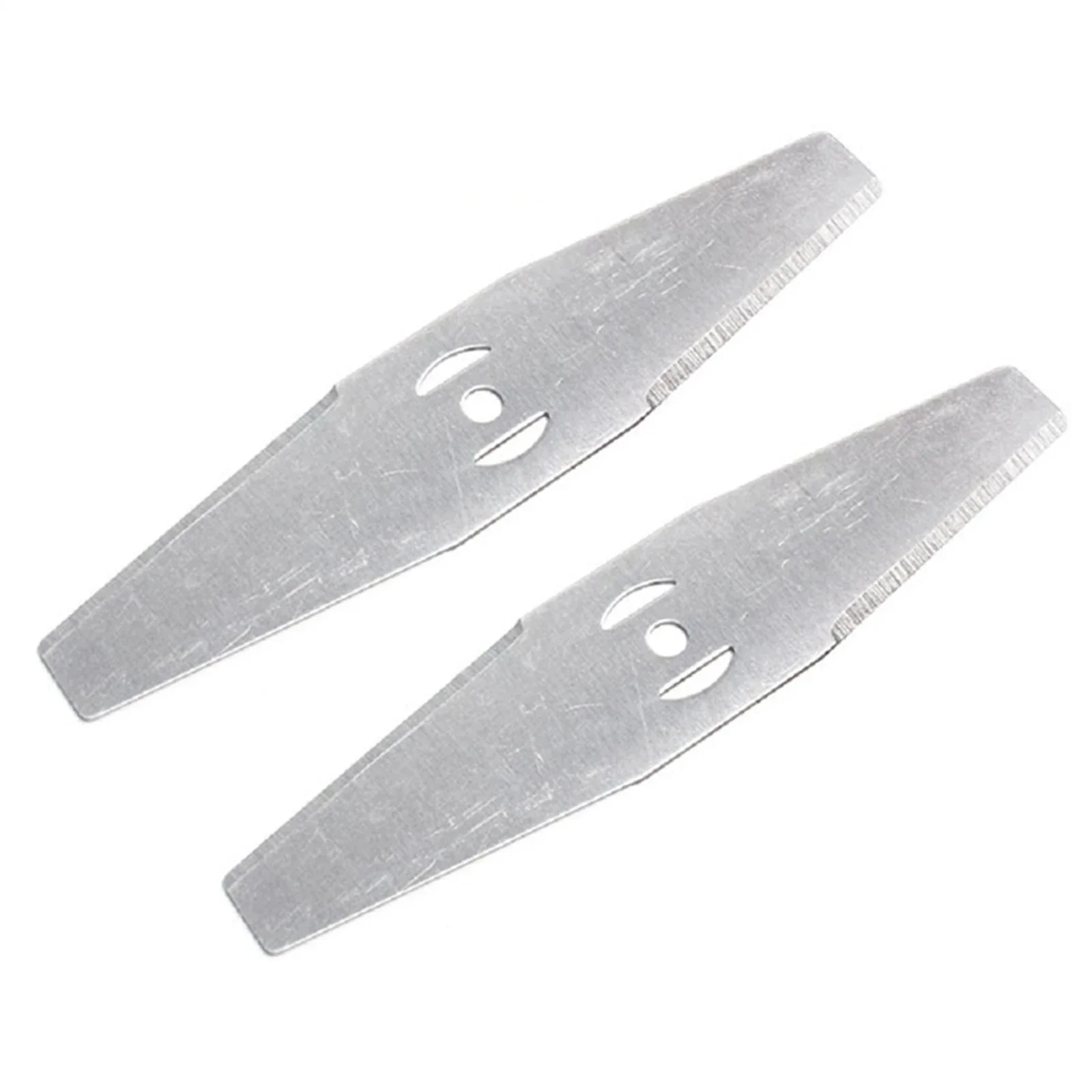 Lawn Mower Saw Blades Grass String Trimmer Head Lawn Mower Fittings Metal Metal Blades Replacement Saw Blades 2PCS