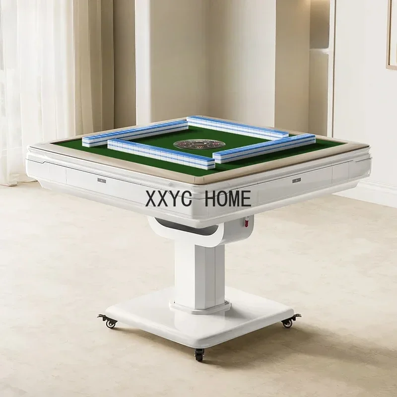 

Pink Bass Mahjong Machine Automatic Home Use Folding Mahjong Table Dining Table Dual-Use Heating Electric