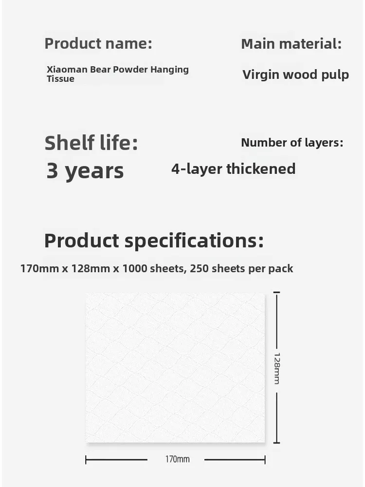 Porta carta igienica da appendere con struttura in legno, montato a parete, scatola per fazzoletti da bagno per la casa, design piccolo e simpatico orso