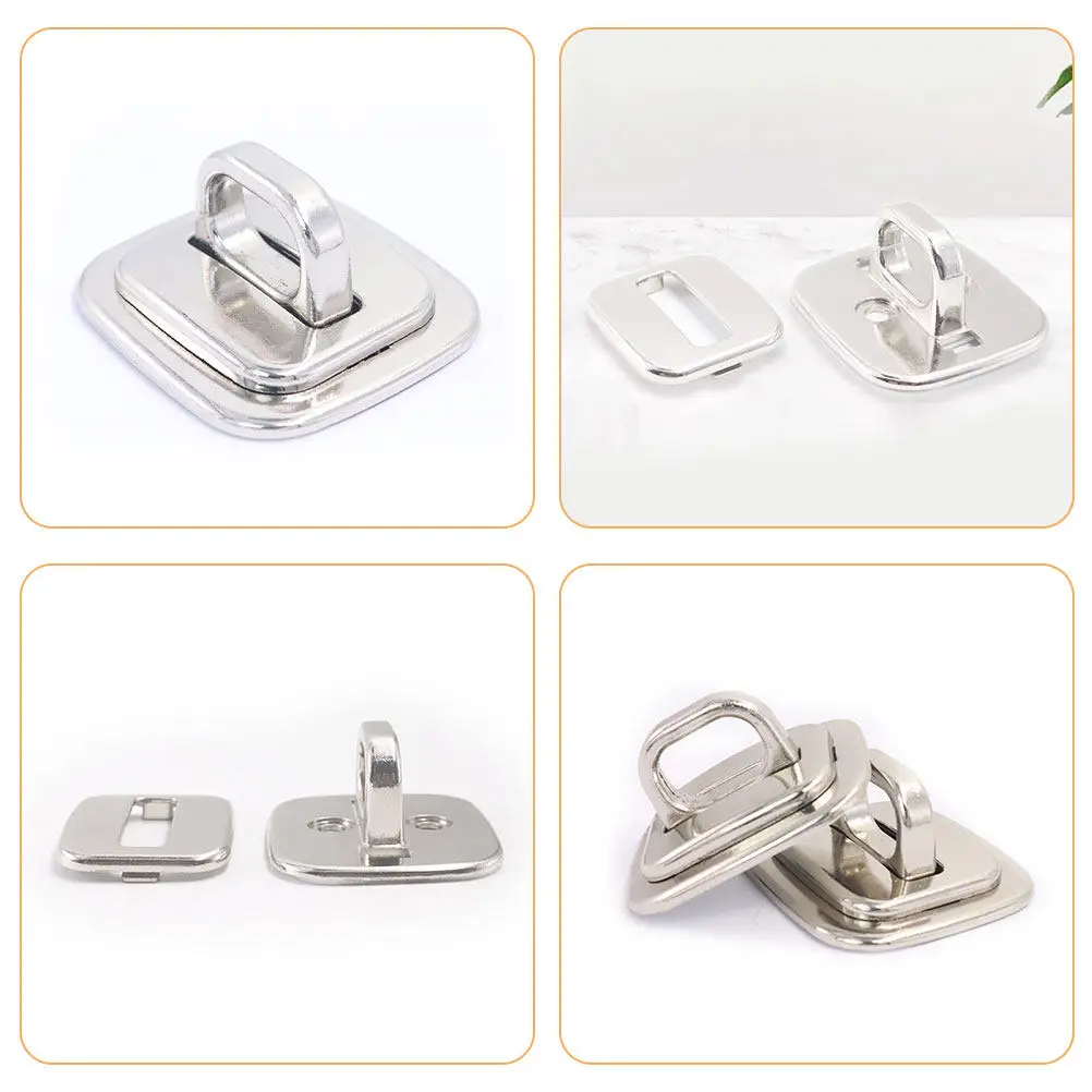 4Pcs Laptop Security Anchor Base Plate Fixed Mount for Anti Theft Cable Locks Universal Laptop Lock Hardware Protection Travel - view 3