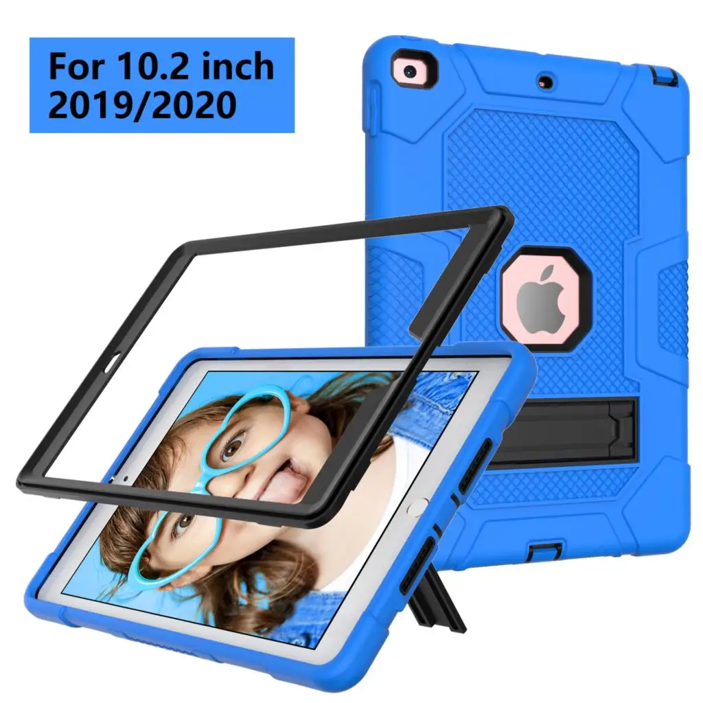 Funda para tableta a prueba de golpes para niños, funda resistente para iPad 10,2 7th 8th 9th Generation A2270 A2428 A2429 A2430