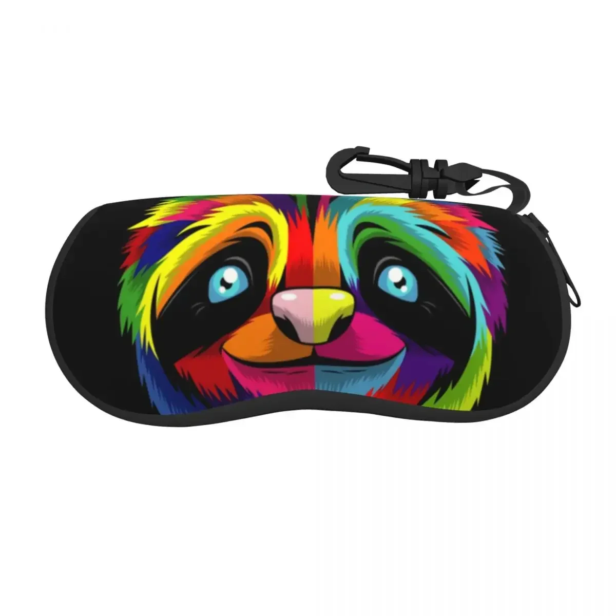 Custom BDAZ Sloth Pop Art Shell Glasses Case Unisex Cool Unique Eyeglasses Case Sunglasses Protector Box