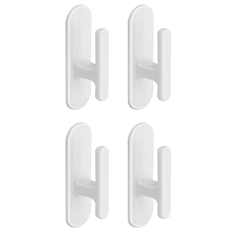 Home and Office Blind Cord Winder Safety Adhesive Window Curtain Drapery Blind String Holder Hooks Wrap Cleats 4 Pieces