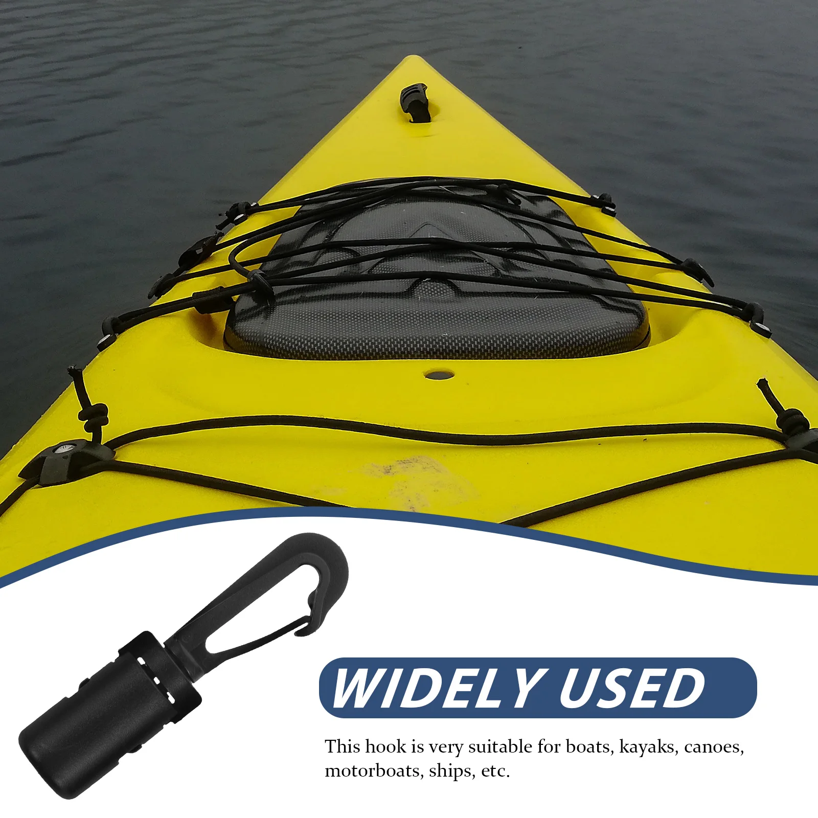 

20pcs Mooring For Yacht Tie Sailboat Kayak Mooring Durable Elastic Paddle Strap Docking Sturdy Adjustable Fixing Buckle Outdoor