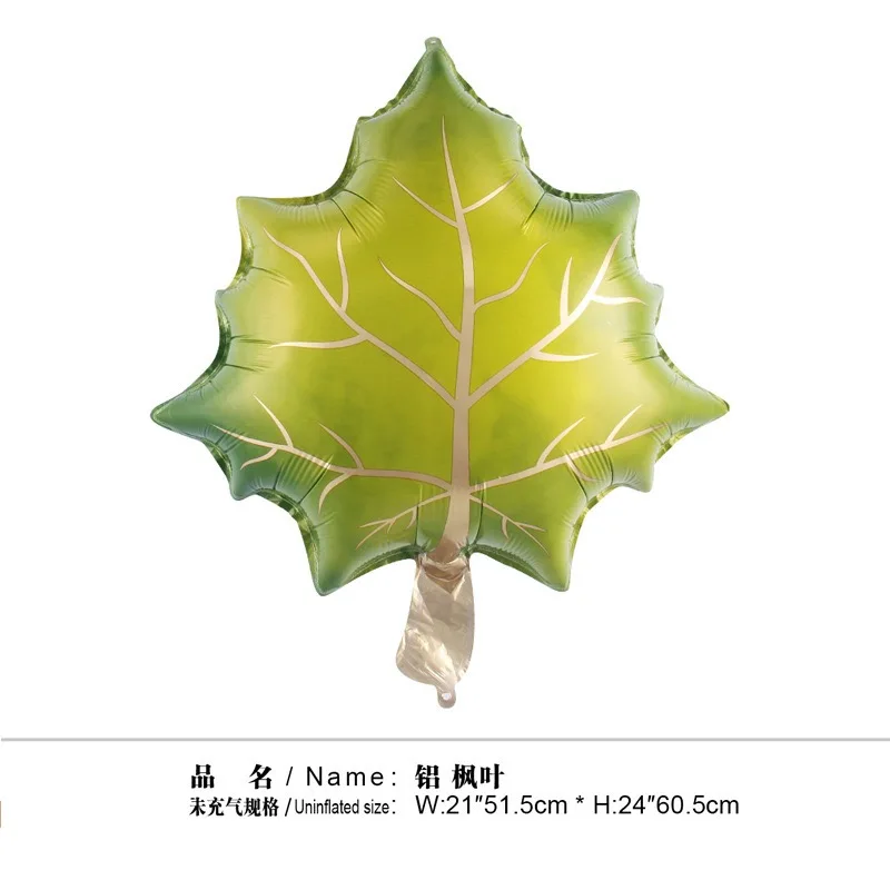 8Pcs Pinecone Leaf Foil Balloons Maple Ballon Fall Thanksgiving DayToys Wedding Anniversary Birthday Party Decorations Globos