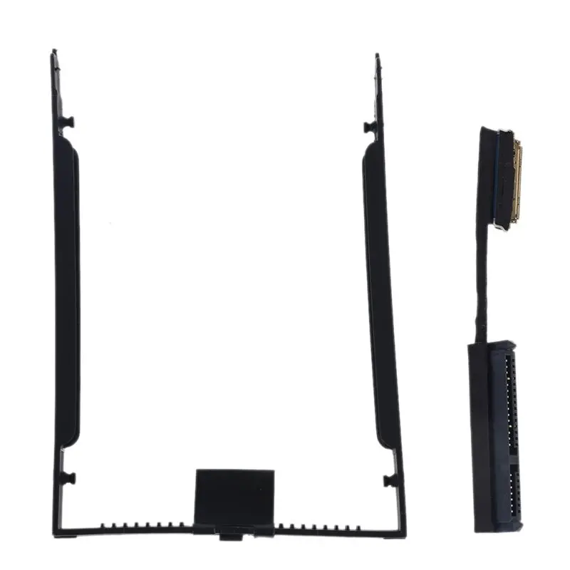 Hard Drive Caddy Bracket+HDD Cable Connector for ThinkPad T470 T480 E460 E470 Hard Drive Adapter Frame